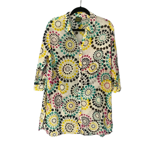 Polka Dot Tunic beach coverup cotton